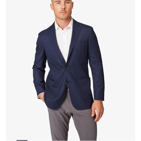 Mizzen+main lavelle navy blue blazer